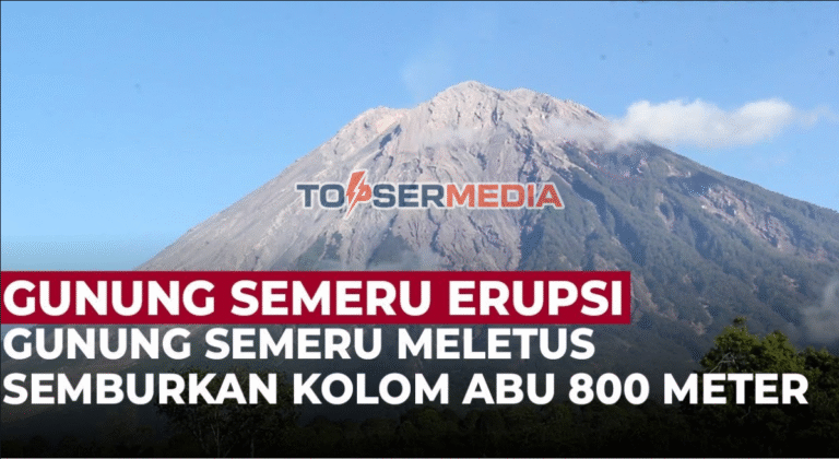 Gunung-Semeru-Semburkan-Awan-Panas