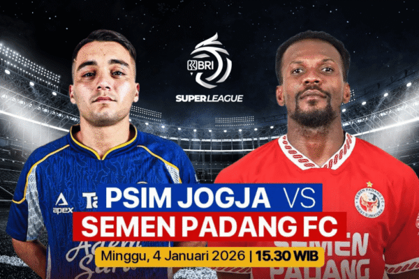 PSIM vs Semen Padang pekan ke-16 BRI Super League