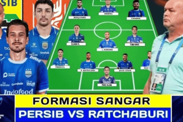 Susunan Pemain Persib vs Ratchaburi Leg 2 ACL Two: Maung Bandung Siap Balikkan Keadaan di GBLA