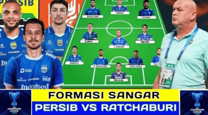 Susunan Pemain Persib vs Ratchaburi Leg 2 ACL Two: Maung Bandung Siap Balikkan Keadaan di GBLA