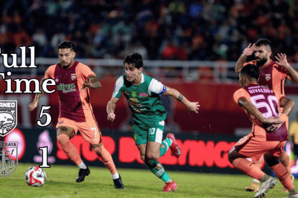 Skor Akhir Borneo vs Persebaya 5-1: Pesta Gol Pesut Etam di Segiri 7 Maret 2026