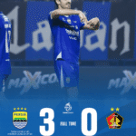 Skor Akhir Persib vs Persik: Kemenangan Telak 3-0 di GBLA