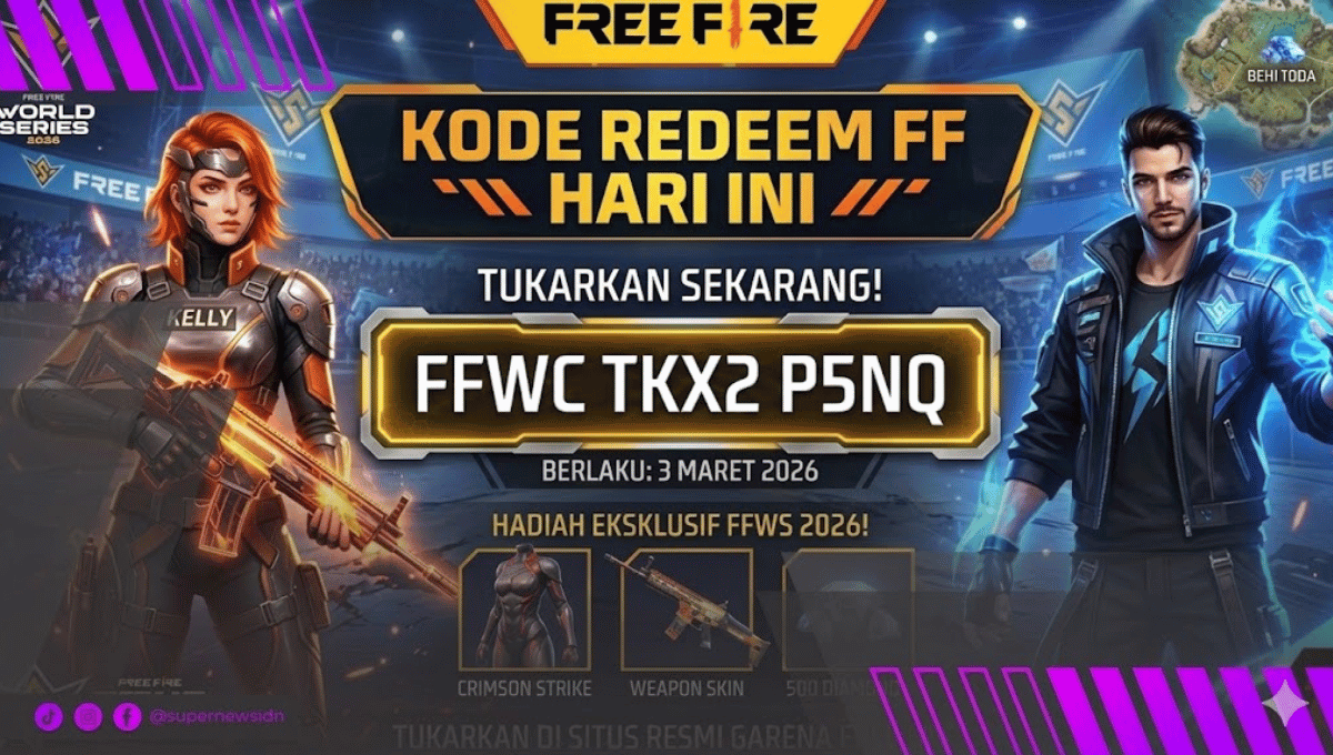 Kode Redeem Free Fire Terbaru 7 Maret 2026: Daftar Lengkap & Cara Klaim