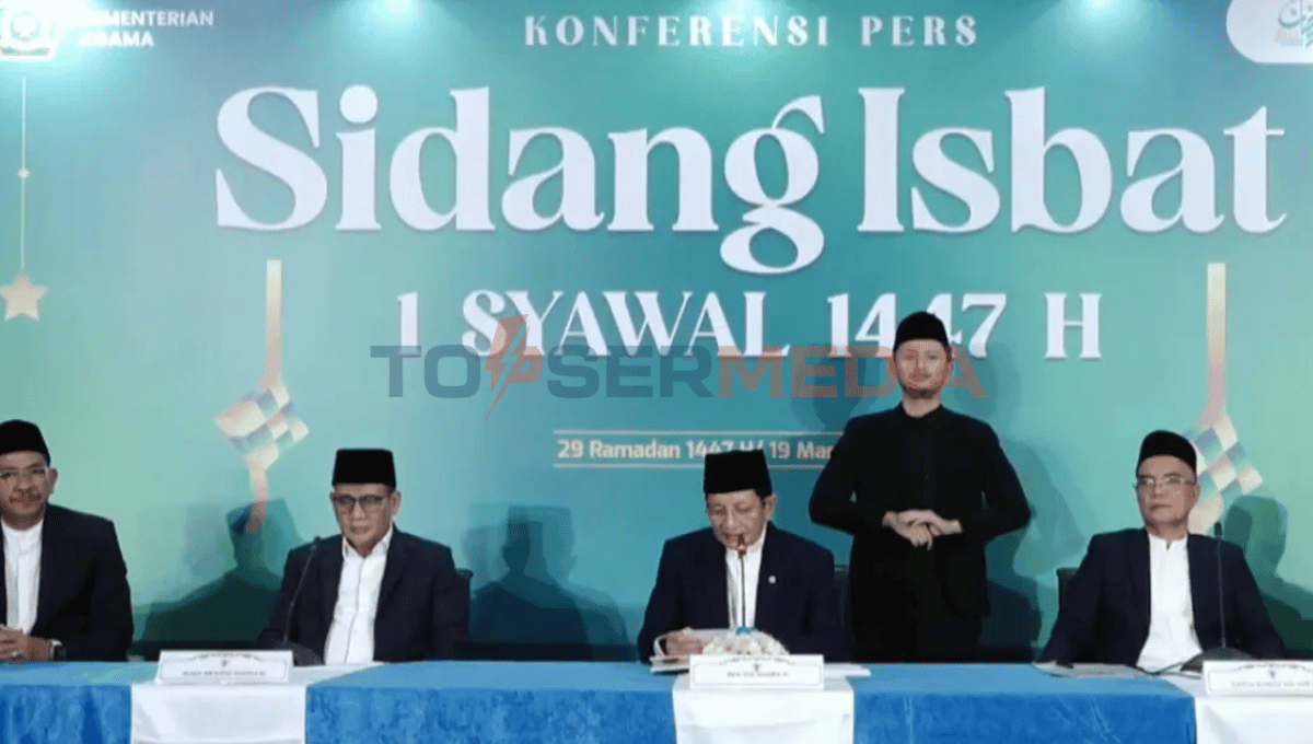 Hasil Sidang Isbat: Kemenag Tetapkan 1 Syawal 1447H Jatuh pada Hari Sabtu, 21 Maret 2026