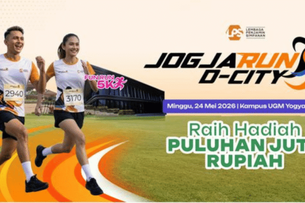 Jogja Run D-City 2026: Buruan Daftar Ikutan Lari dengan Hadiah 140 Juta Rupiah