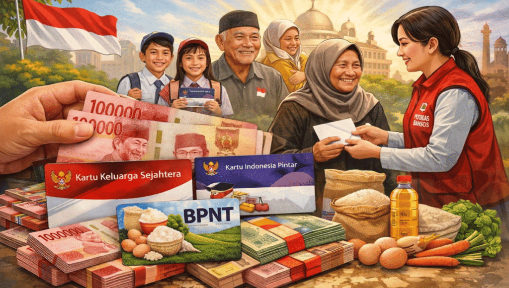 Daftar Bansos Cair April 2026: PKH, BNPT, PIP hingga PBI